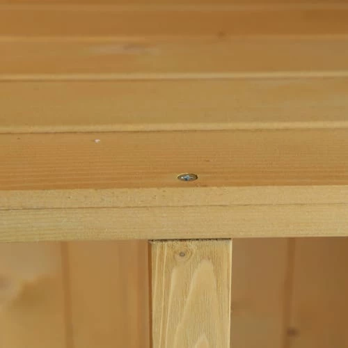 Outsunny Rangements Extérieur Abri Jardin En Pin Massif 5 Outsunny Rangements Extérieur Abri Jardin En Pin Massif – Image 5