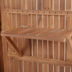 Beliani Rangements Extérieur Armoire De Jardin En Bois -France Parasols Soldes 2022 armoire de jardin en bois 5