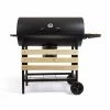 Livoo Barbecues Et Planchas Barbecue à Charbon Baril En Bois Noir