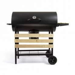 Livoo Barbecues Et Planchas Barbecue à Charbon Baril En Bois Noir