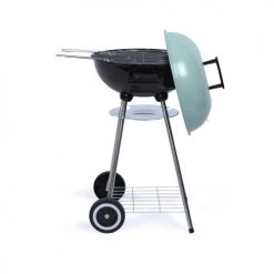 Livoo Barbecues Et Planchas Barbecue à Charbon En Métal Noir Et Vert -France Parasols Soldes 2022 barbecue a charbon en metal noir et vert 2
