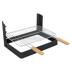 Somagic Barbecues Et Planchas Barbecue Au Charbon De Bois à Poser En Fonte Et Acier Noir