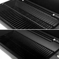 Somagic Barbecues Et Planchas Barbecue Au Charbon De Bois En Acier Noir -France Parasols Soldes 2022 barbecue au charbon de bois en acier noir 8