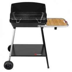 Somagic Barbecues Et Planchas Barbecue Au Charbon De Bois En Fonte Et Acier Noir