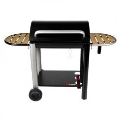 Somagic Barbecues Et Planchas Barbecue Au Charbon De Bois En Fonte Et Acier Noir Et Gris