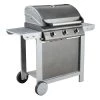 Cook In Garden Barbecues Et Planchas Barbecue Au Gaz 3 Brûleurs En Acier Gris