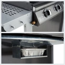 Cook In Garden Barbecues Et Planchas Barbecue Au Gaz 3 Brûleurs En Acier Gris -France Parasols Soldes 2022 barbecue au gaz 3 bruleurs en acier gris 3