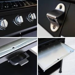 Alice's Garden Barbecues Et Planchas Barbecue Au Gaz 4 Brûleurs Avec Feu Latéral -France Parasols Soldes 2022 barbecue au gaz 4 bruleurs avec feu lateral 3