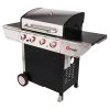 Somagic Barbecues Et Planchas Barbecue Au Gaz 4 Brûleurs En Acier Noir Et Gris