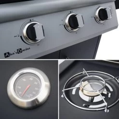 Alice's Garden Barbecues Et Planchas Barbecue Au Gaz Athos Cuisine Extérieure 3 Brûleurs Et Feu Latéral -France Parasols Soldes 2022 barbecue au gaz athos cuisine exterieure 3 bruleurs et feu lateral 3