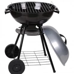Wadiga Barbecues Et Planchas Barbecue Avec Couvercle Rond Sur Roulettes
