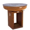 Remundi Braséros Et Cheminées D'extérieur Barbecue Brasero En Acier Carus Diamètre 82 Cm Hauteur 80 Cm