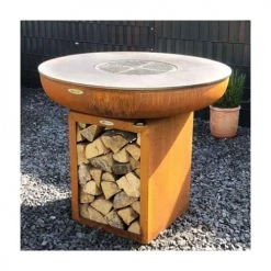 Remundi Braséros Et Cheminées D'extérieur Barbecue Brasero En Acier Carus Diamètre 82 Cm Hauteur 80 Cm -France Parasols Soldes 2022 barbecue brasero en acier carus diametre 82 cm hauteur 80 cm 2