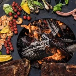 Remundi Braséros Et Cheminées D'extérieur Barbecue Brasero En Acier Nero Hauteur 68 Cm Diamètre 102 Cm -France Parasols Soldes 2022 barbecue brasero en acier nero hauteur 68 cm diametre 102 cm 2