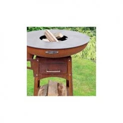 Remundi Barbecues Et Planchas Barbecue Brasero En Acier Zelos Hauteur 80 Cm Diamètre 82 Cm -France Parasols Soldes 2022 barbecue brasero en acier zelos hauteur 80 cm diametre 82 cm 2