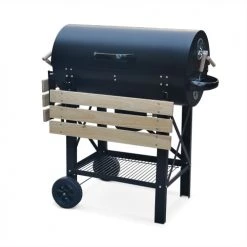 Alice's Garden Barbecues Et Planchas Barbecue Charbon De Bois Serge Noir, Fumoir, Smoker Américain