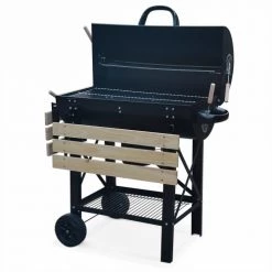 Alice's Garden Barbecues Et Planchas Barbecue Charbon De Bois Serge Noir, Fumoir, Smoker Américain -France Parasols Soldes 2022 barbecue charbon de bois serge noir fumoir smoker americain 3