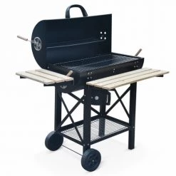 Alice's Garden Barbecues Et Planchas Barbecue Charbon De Bois Serge Noir, Fumoir, Smoker Américain -France Parasols Soldes 2022 barbecue charbon de bois serge noir fumoir smoker americain 4