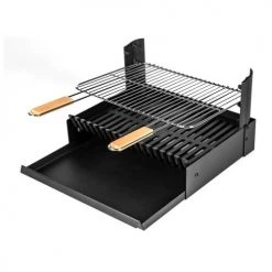 Somagic Barbecues Et Planchas Barbecue Charbon - Grilloir à Poser -France Parasols Soldes 2022 barbecue charbon grilloir a poser 4