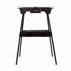 Livoo Barbecues Et Planchas Barbecue électrique Sur Pieds En Métal Noir