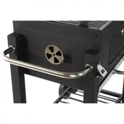 Wadiga Barbecues Et Planchas Barbecue En Acier Noir Avec Thermomètre -France Parasols Soldes 2022 barbecue en acier noir avec thermometre 3