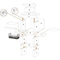 Jardindeco Barbecues Et Planchas Barbecue Fixe Pierre Et Brique Double Tablette Elvas - Revêtement Inox -France Parasols Soldes 2022 barbecue fixe pierre et brique double tablette elvas revetement inox 2