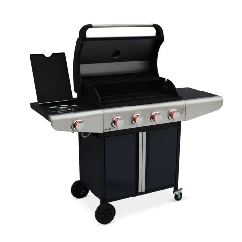 Alice's Garden Barbecues Et Planchas Barbecue Gaz Bazin 4 Anthracite 4 Brûleur 1 Feu Latéral 4 Alice's Garden Barbecues Et Planchas Barbecue Gaz Bazin 4 Anthracite 4 Brûleur 1 Feu Latéral – Image 4