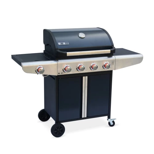 Alice's Garden Barbecues Et Planchas Barbecue Gaz Bazin 4 Anthracite 4 Brûleur 1 Feu Latéral 1 Alice's Garden Barbecues Et Planchas Barbecue Gaz Bazin 4 Anthracite 4 Brûleur 1 Feu Latéral