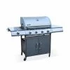 Alice's Garden Barbecues Et Planchas Barbecue Gaz Inox 17kw, 5 Brûleurs Dont 1 Feu