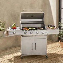 Alice's Garden Barbecues Et Planchas Barbecue Gaz Inox 17kw, 5 Brûleurs Dont 1 Feu 8 Alice's Garden Barbecues Et Planchas Barbecue Gaz Inox 17kw, 5 Brûleurs Dont 1 Feu -France Parasols Soldes 2022 barbecue gaz inox 17kw 5 bruleurs dont 1 feu 2