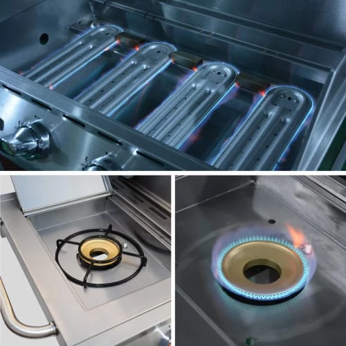 Alice's Garden Barbecues Et Planchas Barbecue Gaz Inox 17kw, 5 Brûleurs Dont 1 Feu 6 Alice's Garden Barbecues Et Planchas Barbecue Gaz Inox 17kw, 5 Brûleurs Dont 1 Feu – Image 6