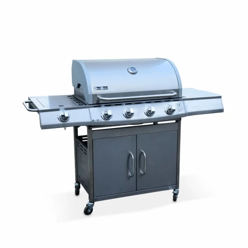 Alice's Garden Barbecues Et Planchas Barbecue Gaz Inox 17kw, 5 Brûleurs Dont 1 Feu 1 Alice's Garden Barbecues Et Planchas Barbecue Gaz Inox 17kw, 5 Brûleurs Dont 1 Feu