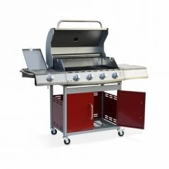 Alice's Garden Barbecues Et Planchas Barbecue Gaz Inox 17kw Rouge 4 Brûleurs 1 Feu -France Parasols Soldes 2022 barbecue gaz inox 17kw rouge 4 bruleurs 1 feu 3