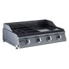 Cook In Garden Barbecues Et Planchas Barbecue Mixte Au Gaz 4 Brûleurs En Acier Gris
