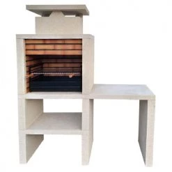 Jardindeco Barbecues Et Planchas Barbecue Pierre Et Brique Avec Plan De Travail Sintra - Revêtement Pie