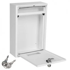 Tectake Objets Déco De Jardin Boite Aux Lettres En Acier Extensible Avec Fente D'introduction En -France Parasols Soldes 2022 boite aux lettres en acier extensible avec fente d introduction en 11