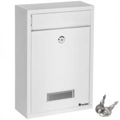 Tectake Objets Déco De Jardin Boite Aux Lettres En Acier Extensible Avec Fente D'introduction En -France Parasols Soldes 2022 boite aux lettres en acier extensible avec fente d introduction en 8