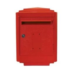 La Boite Jaune Objets Déco De Jardin Boîte Aux Lettres En Aluminium Grand Modèle 1950 Alu -France Parasols Soldes 2022 boite aux lettres en aluminium grand modele 1950 rouge 1