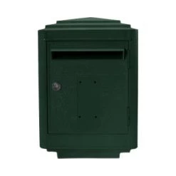 La Boite Jaune Objets Déco De Jardin Boîte Aux Lettres En Aluminium Grand Modèle 1950 Vert -France Parasols Soldes 2022 boite aux lettres en aluminium grand modele 1950 vert 1