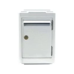 La Boite Jaune Objets Déco De Jardin Boîte Aux Lettres En Aluminium Petit Modèle 1945 Vert -France Parasols Soldes 2022 boite aux lettres en aluminium petit modele 1945 blanc 3