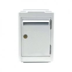 La Boite Jaune Objets Déco De Jardin Boîte Aux Lettres En Aluminium Petit Modèle 1945 Blanc