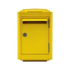 La Boite Jaune Objets Déco De Jardin Boîte Aux Lettres En Aluminium Petit Modèle 1945 Gris Clair -France Parasols Soldes 2022 boite aux lettres en aluminium petit modele 1945 jaune 5