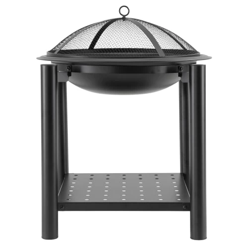 ML-Design Barbecues Et Planchas Bol De Feu Terrasse Grille Charbon Bois Ø 54 Cm, Acier 4 ML-Design Barbecues Et Planchas Bol De Feu Terrasse Grille Charbon Bois Ø 54 Cm, Acier – Image 4