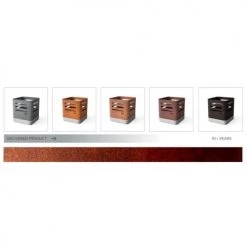 Movelar Braséros Et Cheminées D'extérieur Brasero Barbecue En Acier Corten -France Parasols Soldes 2022 brasero barbecue en acier corten 3