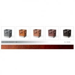 Movelar Braséros Et Cheminées D'extérieur Brasero Barbecue En Acier Corten -France Parasols Soldes 2022 brasero barbecue en acier corten 4