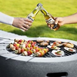 RED DECO Braséros Et Cheminées D'extérieur Brasero Barbecue Look Béton Acier Inoxydable Gris Ø60cm -France Parasols Soldes 2022 brasero barbecue look beton acier inoxydable gris oe60cm 3
