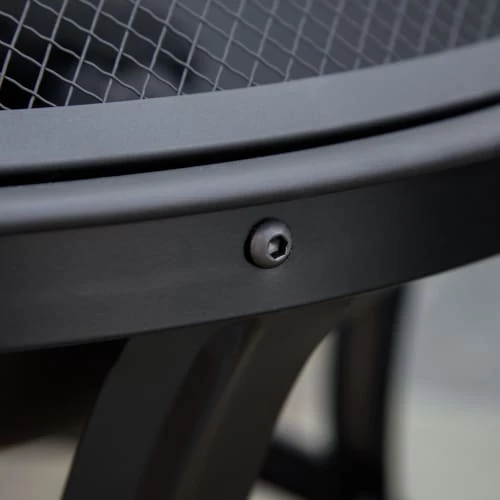 Outsunny Braséros Et Cheminées D'extérieur Brasero Boule De Feu Grille Charbon Couvercle Tisonnier Acier Noir 4 Outsunny Braséros Et Cheminées D'extérieur Brasero Boule De Feu Grille Charbon Couvercle Tisonnier Acier Noir – Image 4