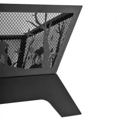 Outsunny Braséros Et Cheminées D'extérieur Brasero Cheminée Foyer Extérieur Tisonnier Métal Noir -France Parasols Soldes 2022 brasero cheminee foyer exterieur tisonnier metal noir 3