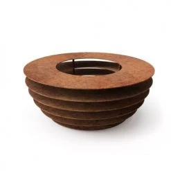 Movelar Braséros Et Cheminées D'extérieur Brasero En Acier Corten Ø60 X H24 Cm