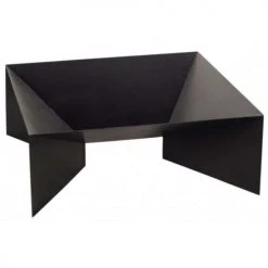 Farmcook Braséros Et Cheminées D'extérieur Braséro En Acier Peint Pieds Géométriques 60 Cm